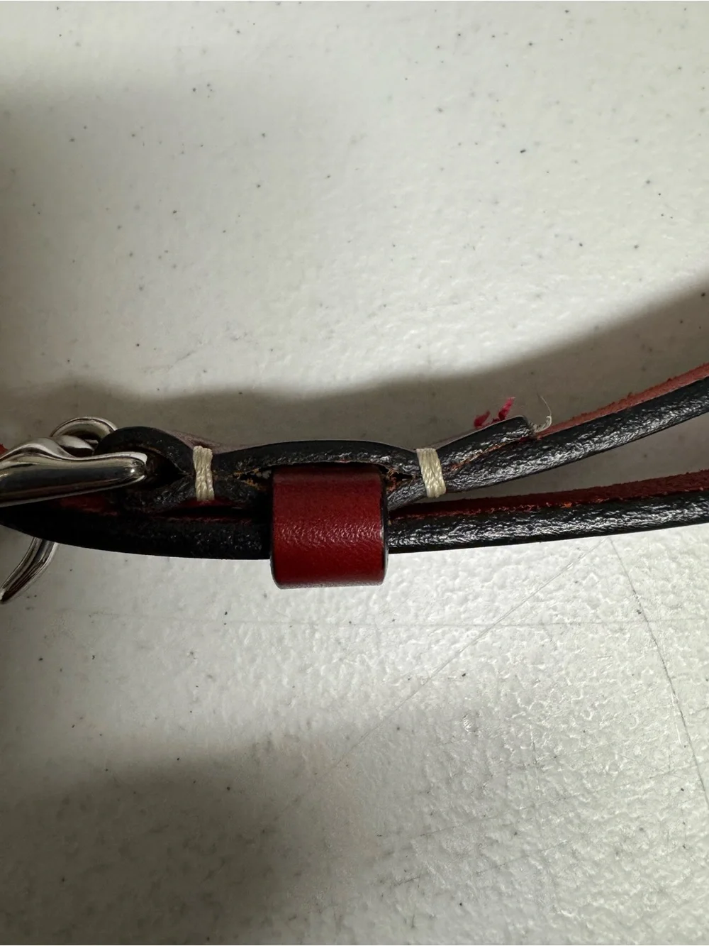 Coach Red Leather women’s Belt Bag Strap